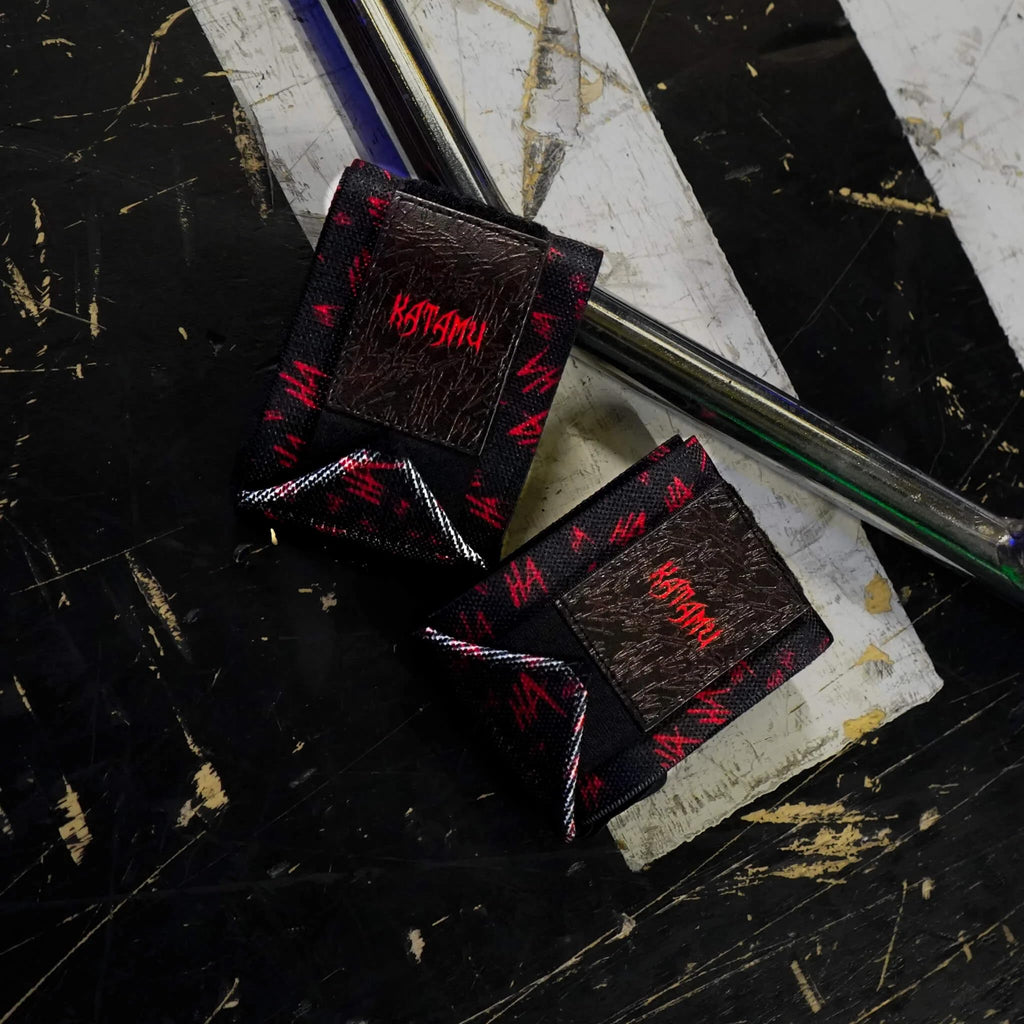 Katamu | Premium Wrist Straps | Wrist Support for Weighlifting, Powerlifting and Bodybuilding