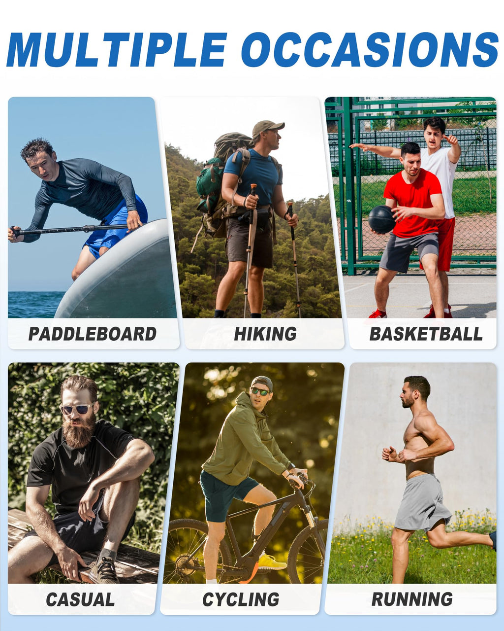 BALENNZ 7 Pack Mens Basketball Shorts with Pockets Mens Shorts Athletic Gym Workout Running Quick Dry Activewear