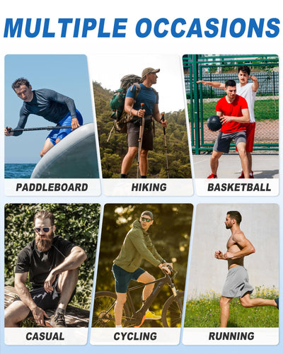 BALENNZ 7 Pack Mens Basketball Shorts with Pockets Mens Shorts Athletic Gym Workout Running Quick Dry Activewear