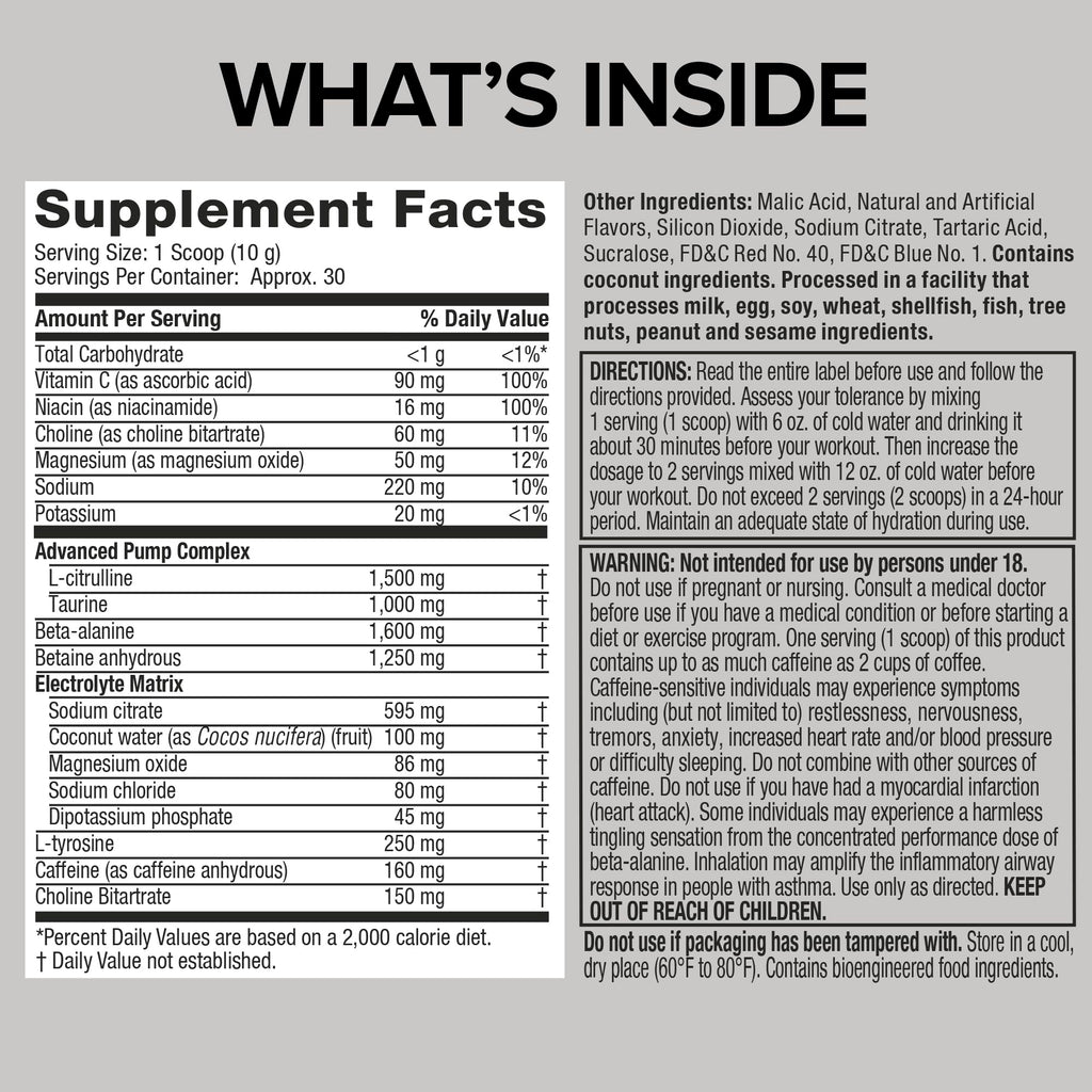 Six Star Pre-Workout Powder for Men & Women, Fruit Punch (30 Servings) - Preworkout Explosion 2.0 Energy Powder Drink Mix with Beta-Alanine & Caffeine - Sports Nutrition Supplement Products