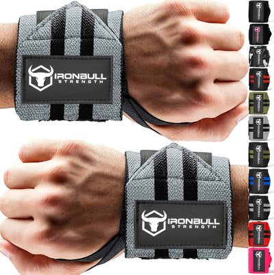 Wrist Wraps for Weightlifting (USPA & IPL Approved) - 18” Premium Quality Wrist Straps for Weightlifting - Weight Lifting Wrist Wraps with Thumb Loop - Best Gym Wrist Wraps for Lifting Weights, Curls & Dips - Lifting Wrist Wraps for Bench, Powerlifting &