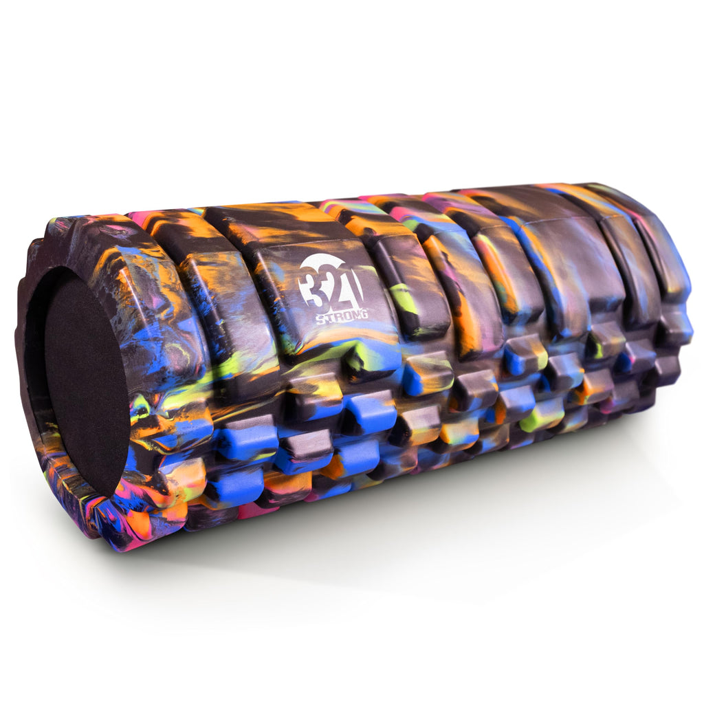 321 STRONG Foam Roller - Medium Density Deep Tissue Massager for Muscle Massage and Myofascial Trigger Point Release, with 4K eBook