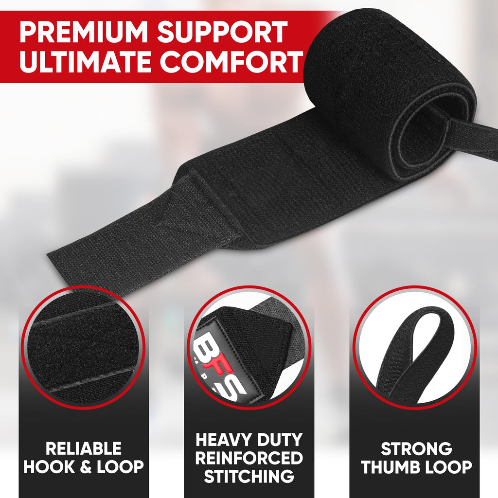 Wrist Wraps for Weightlifting,18” Premium Quality Wrist Straps for Weightlifting,Weight Lifting Wrist Wraps with Thumb Loop for Curls Dips,Powerlifting Weight Training Men Women