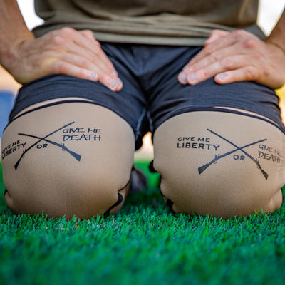 Knee Sleeves for Weightlifting & Powerlifting (7mm Pair) For Men & Women - Knee Wraps for Weight Lifting, Squats, Fitness, Gym Workout, Crossfit - IPF Approved Knee Compression Sleeve Support