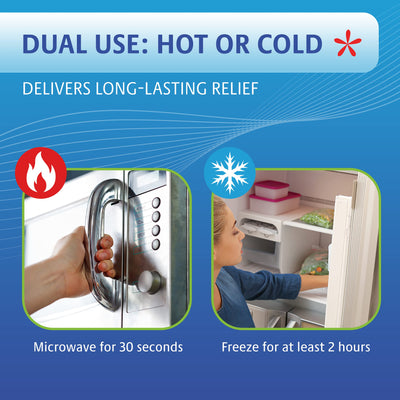 Reusable Ice Pack - 14x6 Hot/Cold Gel for Shoulder, Knee, Back, Ankle Relief