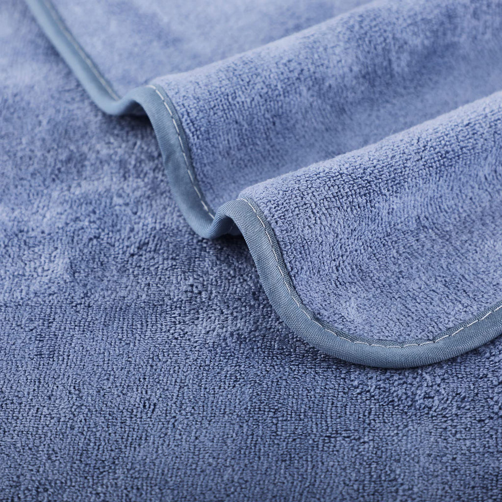 Microfiber Gym Towels Bigger Size Super Soft for Exercise Fitness, Sports, Workout, 380-GSM 15-Inch x 31-Inch Quick-Drying Towels (3 Pack, Grey+Blue+Purple)