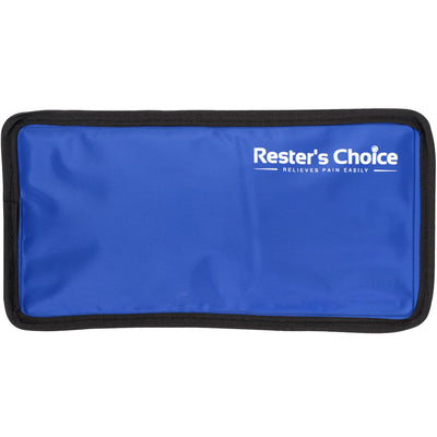 Rester's Choice Gel Cold & Hot Packs (2-Piece Set) Medium 5x10 in. Reusable Warm or Ice Packs for Injuries, Hip, Shoulder, Knee, Back Pain – Hot & Cold Compress for Swelling, Bruises, Surgery