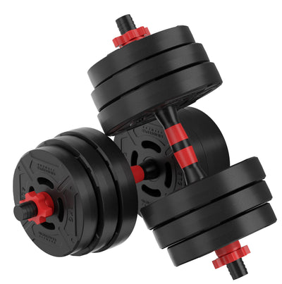 OLIXIS Adjustable Dumbbell Set, 4 IN 1 Changeable Dumbbells, Barbell, Kettlebells and Push Up Stand, Multi-Functional Exercise and Fitness for Home Gym
