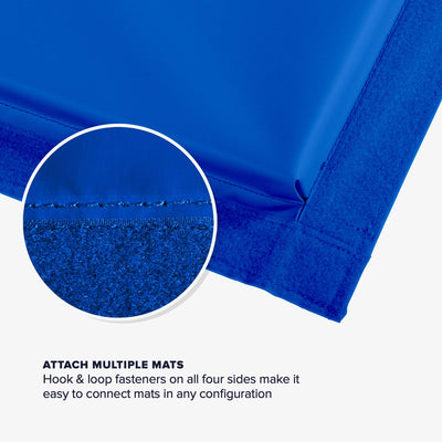 We Sell Mats - 4 ft x 6 ft x 2 - Personal Fitness & Exercise Mat for Home Workout - Lightweight and Folds for Carrying – All Purpose Gym Mat – Thick Mat for Yoga, Pilates, Stretches, Floor Exercises