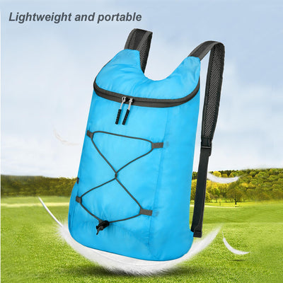 16L Lightweight Foldable Hiking-Backpack Small Packable-Daypack For Travel,Ultralight Water-Resistant Gym Bag Men Women Easy Carry-on (Royal Blue)