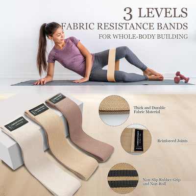 Pilates Equipment Kit for Home Workout, Pilates Ring and Ball Set with 2.2lb *2 Dumbbells, Fabric Resistance Bands, Tape Measure, Bag, Pilates Essentials Accessories for Women Yoga