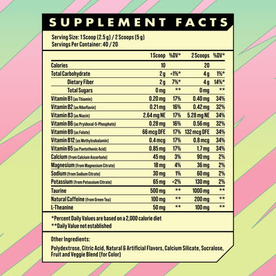 Advanced Energy - Energy Boosting Formula with Electrolytes for Hydration - L-Theanine to Combat Jitters - Sugar Free & Keto Friendly - No Maltodextrin (40 Servings) (Rocket Pop)