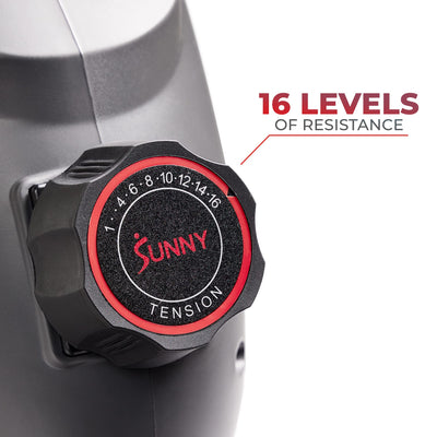 Sunny Health & Fitness Multi-Function Premium Magnetic Rowing Machine, Bicep Curls, Upward Rows, Seated Rows, Foldable Slide Rails, Digital Monitor, Optional Free SunnyFit App Connection