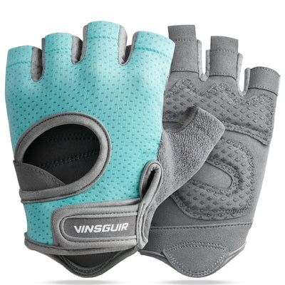 VINSGUIR Workout Gloves for Women and Men, Breathable Weight Lifting Gloves for Gym Exercise, Fitness, Training, and Cycling, with Excellent Grip and Cushion Pads