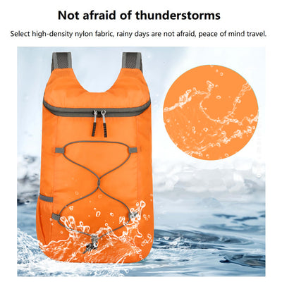 16L Lightweight Foldable Hiking-Backpack Small Packable-Daypack For Travel,Ultralight Water-Resistant Gym Bag Men Women Easy Carry-on (Royal Blue)