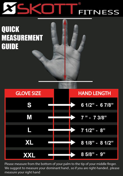 skott Evo 2 Weightlifting Gloves with Integrated Wrist Wrap Support-Double Stitching for Extra Durability-Get Ripped with The Best Body Building Fitness and Exercise Accessories