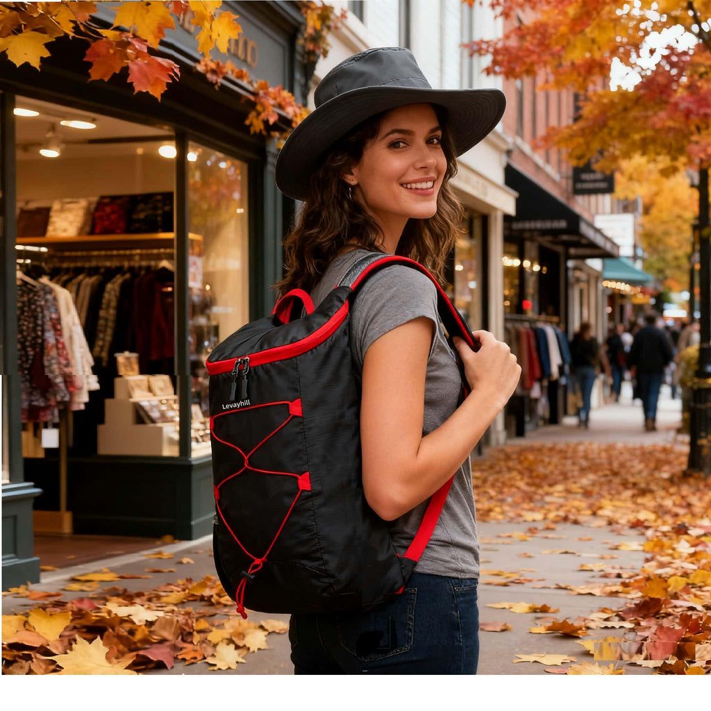 16L Lightweight Foldable Hiking-Backpack Small Packable-Daypack For Travel,Ultralight Water-Resistant Gym Bag Men Women Easy Carry-on (Royal Blue)