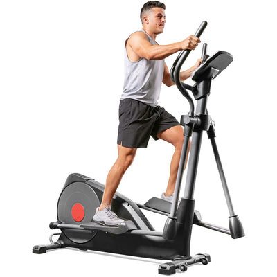 Sunny Health & Fitness Full Body Workout Elliptical Trainer with Digital Performance Monitor, Low Impact Exercise, and Optional Bluetooth with Exclusive SunnyFit App