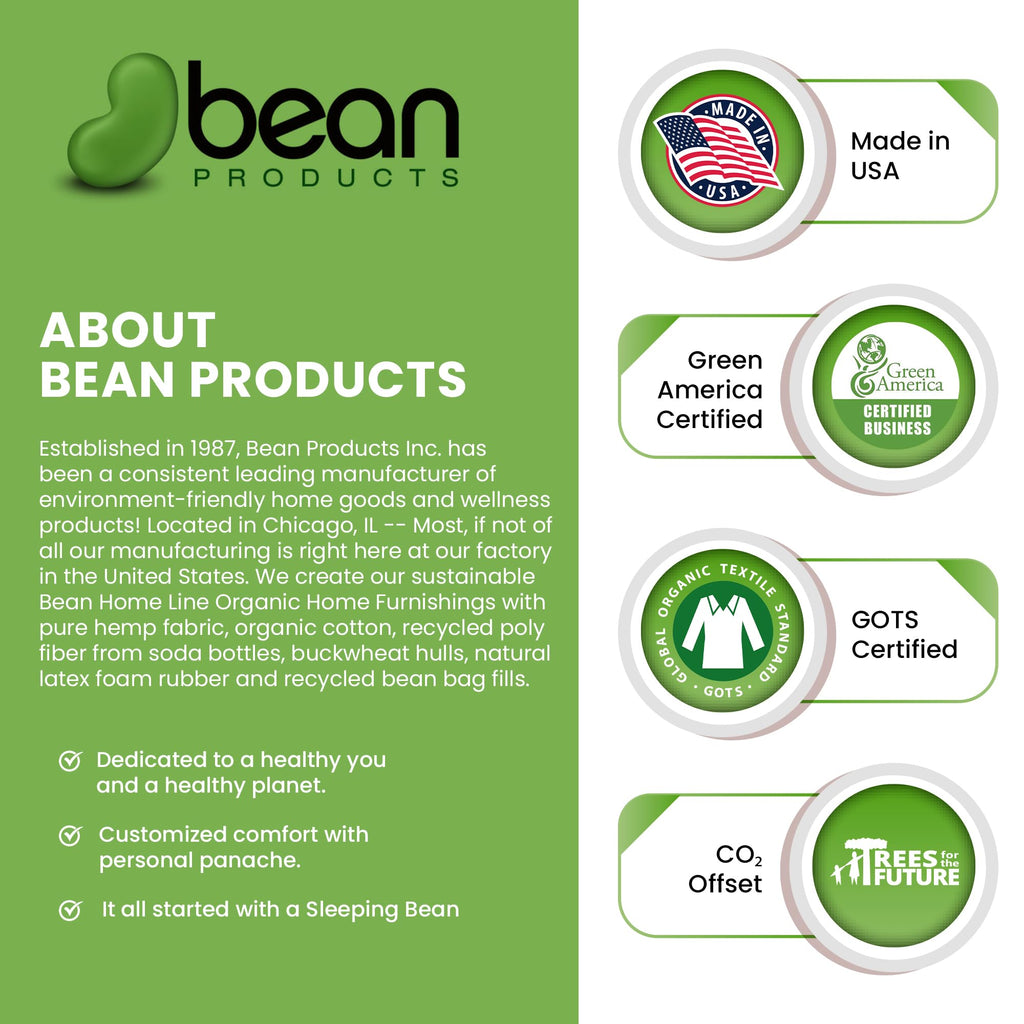 BEAN PRODUCTS Zafu Meditation Pillows for Sitting on Floor, Yoga Cushion, Cotton/Buckwheat fill Yoga Pillow, Zafu Meditation Cushion, Zen Kneeling Prayer Pad- MADE IN USA - 14" ROUND - SAFFRON