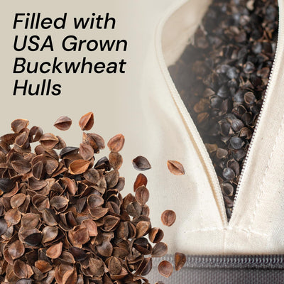 Zafu Meditation Cushion - Eclipse line - Removable Cover and Buckwheat Fill