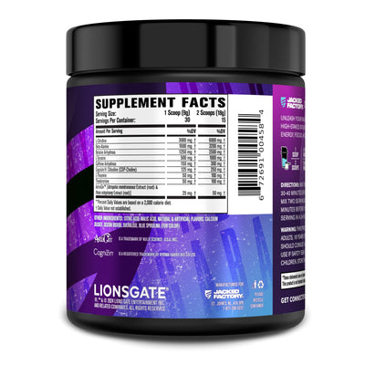 Jacked Factory NITROSURGE Pre Workout Supplement - Endless Energy, Instant Strength Gains, Clear Focus, Intense Pumps - NO Booster & Preworkout Powder with Beta Alanine - 30 Servings, Cherry Limeade