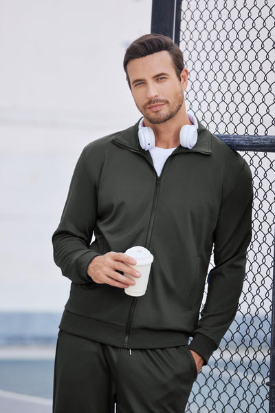 COOFANDY Men's Tracksuits Casual Sweatsuit 2 Piece Full Zip Athletic Jogging Suit Sets Sport Sweat Suit