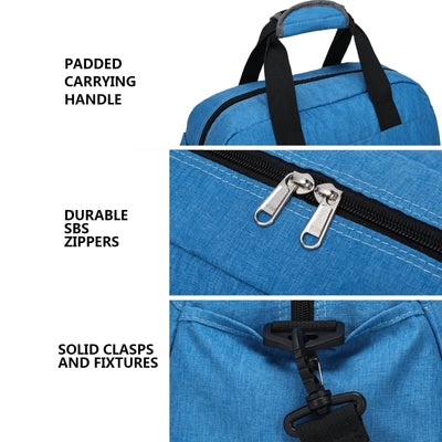 14 inch Small Gym Bag for Women & Men, Mini Duffel Bag for Travel Sports Lightweight Carry On Bag (Light Green)