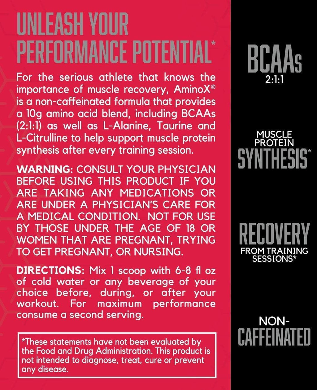 BSN Amino X Muscle Recovery & Endurance Powder with BCAAs, 10 Grams of Amino Acids, Keto Friendly, Caffeine-Free, Support Endurance, Zero Sugar, Grape, 30 servings, 15.34 Ounce (Packaging May Vary)