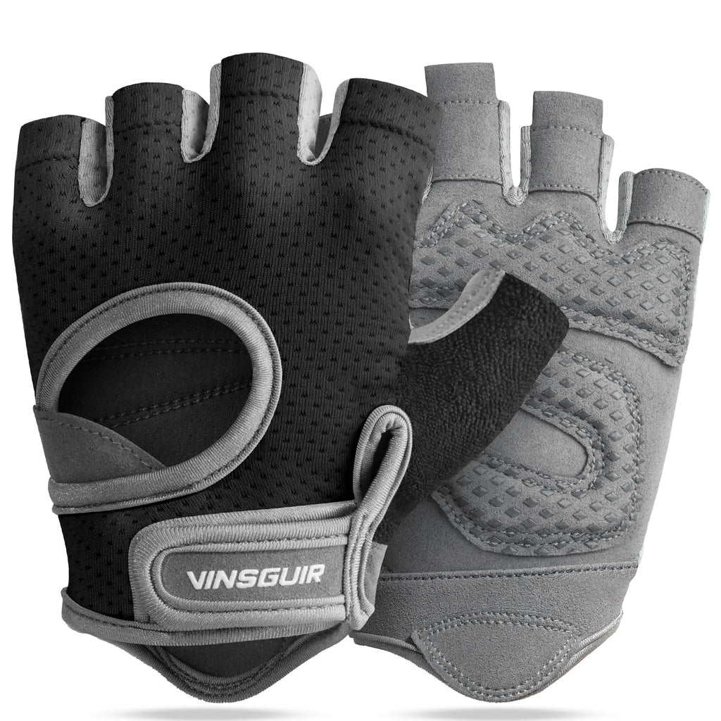 VINSGUIR Workout Gloves for Women and Men, Breathable Weight Lifting Gloves for Gym Exercise, Fitness, Training, and Cycling, with Excellent Grip and Cushion Pads