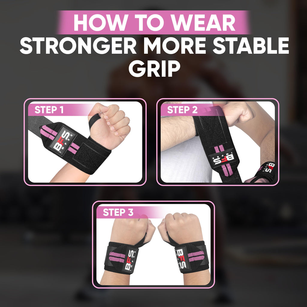 Wrist Wraps for Weightlifting,18” Premium Quality Wrist Straps for Weightlifting,Weight Lifting Wrist Wraps with Thumb Loop for Curls Dips,Powerlifting Weight Training Men Women