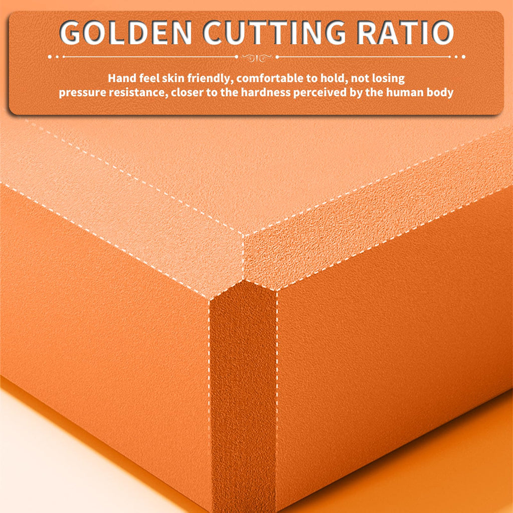 Yoga Blocks 2 Pcs, 9"x6"x3" Yoga Brick Foam Blocks EVA Foam Block Yoga Props Accessories for Yoga Pilates Stretching and Meditation