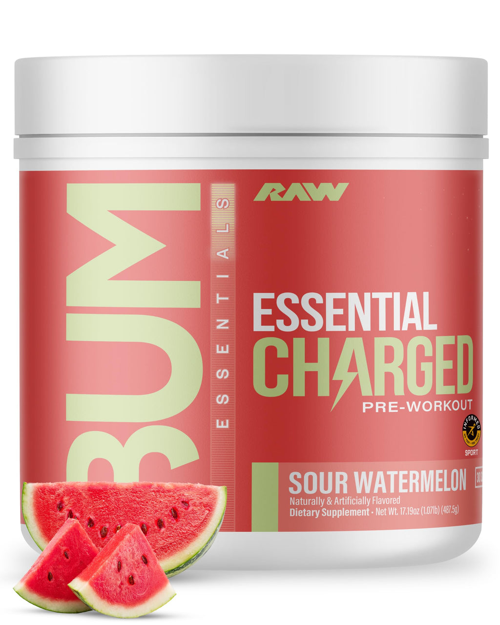 RAW Nutrition - Essential Pre - Chris Bumstead Pre Workout Formula, Sports Nutrition Pre-Workout Powders | Men & Womens Drink, Energy Powder for Working Out (Peach Mango)