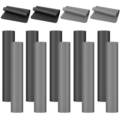 10 Pack Yoga Mats Bulk, 68'' x 24'' x 4mm Thick Yoga Mats for Kids and Adult Gym Mats Bundle Latex Free Exercise Mats with Non Slip Texture for Outdoor Yoga, Pilates or Workout