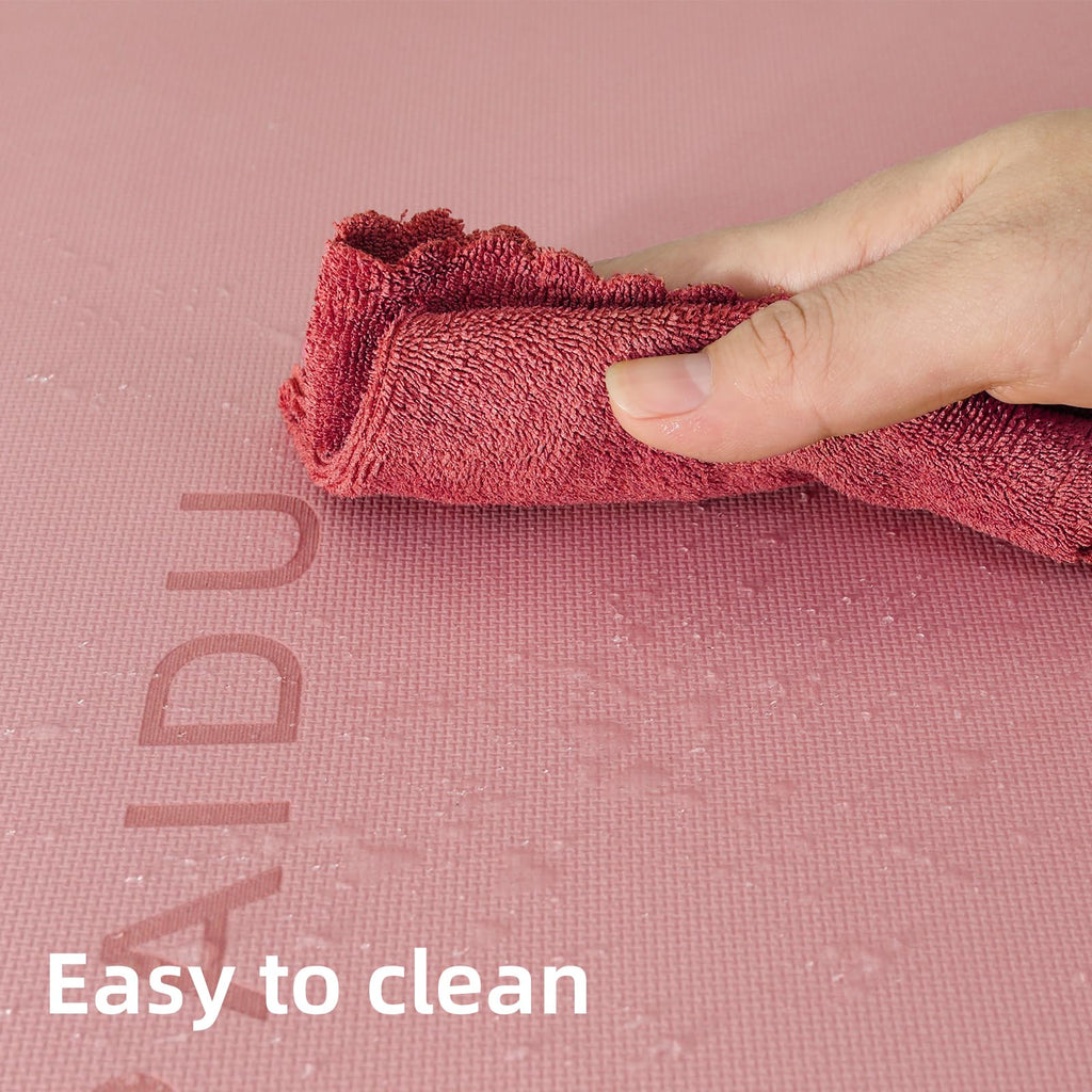 Yoga Mat Non Slip Anti-tear,extra thick-2/5 inch（10MM）High Resiliency Professional POE Yoga Mats for Women Men Kids,72"x24"inch,Workout, Yoga, Pilates and Floor Exercise, with Carrier Strap