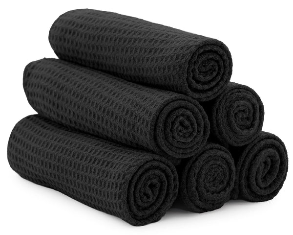 S&T INC. Microfiber Gym Towels, Yoga Towel for Home and Gym Bag, 16 Inch x 27 Inch, 6 Pack