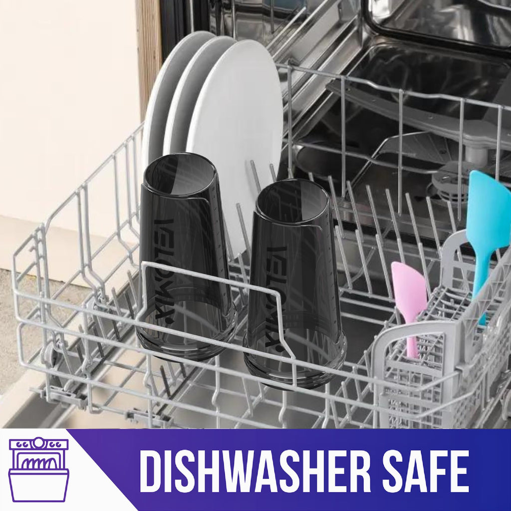 VELOMIX -4 PACK- 28 oz Protein Shaker Bottle for Protein Mixes - 4x Wire Whisk | Leak Proof Shaker Cups for Protein Shakes | Protein Shaker Bottle Pack | Protein Shake Cup (Brown)