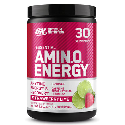 Optimum Nutrition Amino Energy - Pre Workout with Green Tea, BCAA, Amino Acids, Keto Friendly, Green Coffee Extract, Energy Powder - Watermelon, 30 Servings (Packaging May Vary)