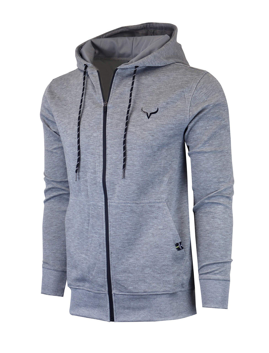 SCREENSHOT Sports Men's Gym Workout Full-Zip Hooded Active Sweatshirt