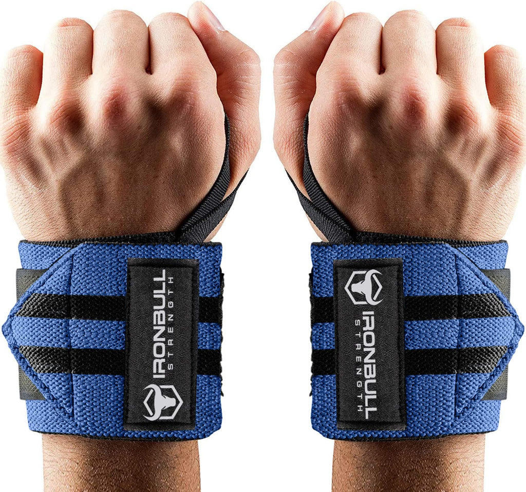 Wrist Wraps for Weightlifting (USPA & IPL Approved) - 18” Premium Quality Wrist Straps for Weightlifting - Weight Lifting Wrist Wraps with Thumb Loop - Best Gym Wrist Wraps for Lifting Weights, Curls & Dips - Lifting Wrist Wraps for Bench, Powerlifting &