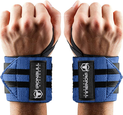 Wrist Wraps for Weightlifting (USPA & IPL Approved) - 18” Premium Quality Wrist Straps for Weightlifting - Weight Lifting Wrist Wraps with Thumb Loop - Best Gym Wrist Wraps for Lifting Weights, Curls & Dips - Lifting Wrist Wraps for Bench, Powerlifting &