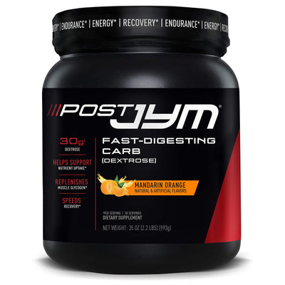 Post JYM Carb Fast Digesting Post Workout Recovery Powder | Pure Dextrose, Glycogen Replenishment, Athletic Performance, Muscle Growth | Rainbow Sherbet 30 Servings