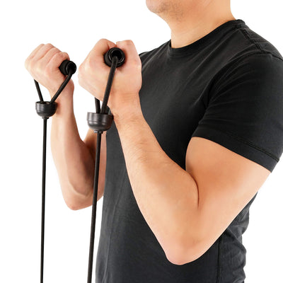 Efitment Mini Stepper Steppers for Exercise at Home Stair Step Cardio Thigh Master Workout Equipment Fitness Pedal Exerciser Non-Slip Pedals with Resistance Bands LCD Digital Monitor Climber