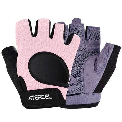 ATERCEL Weight Lifting Gloves Full Palm Protection, Workout Gloves for Gym, Cycling, Exercise, Breathable, Super Lightweight for Mens and Women