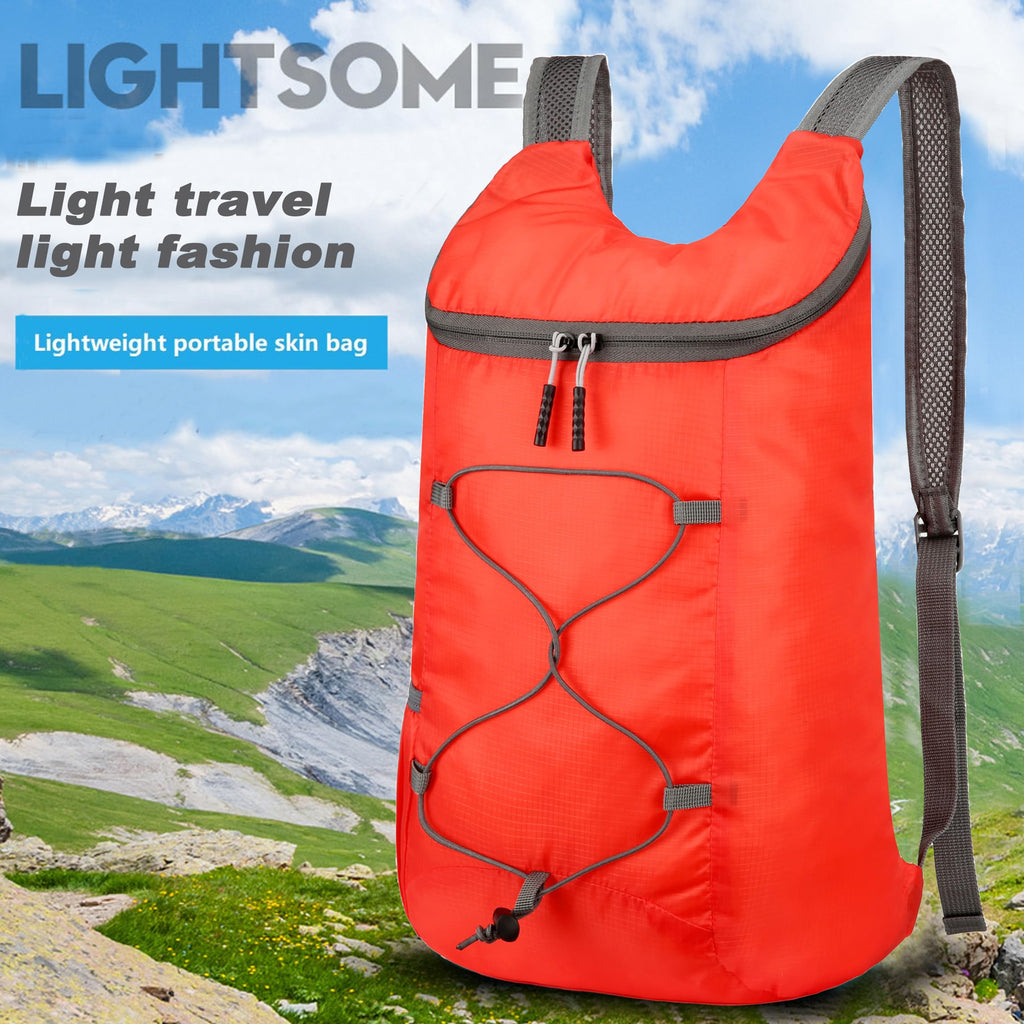 16L Lightweight Foldable Hiking-Backpack Small Packable-Daypack For Travel,Ultralight Water-Resistant Gym Bag Men Women Easy Carry-on (Royal Blue)