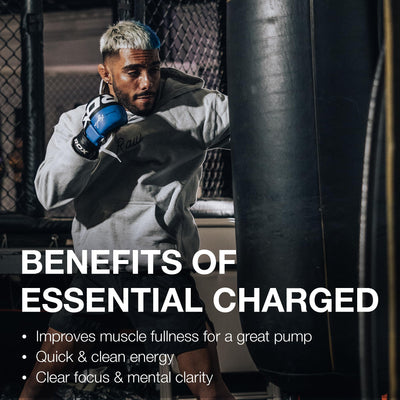 RAW Nutrition - Essential Pre - Chris Bumstead Pre Workout Formula, Sports Nutrition Pre-Workout Powders | Men & Womens Drink, Energy Powder for Working Out (Peach Mango)