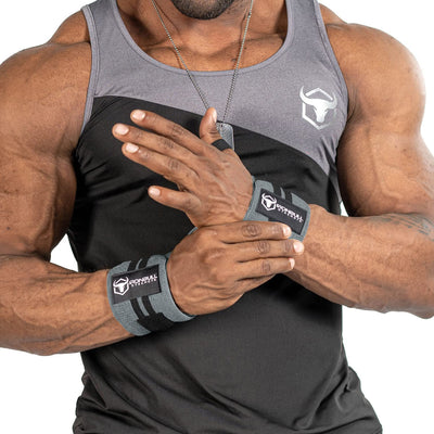 Wrist Wraps for Weightlifting (USPA & IPL Approved) - 18” Premium Quality Wrist Straps for Weightlifting - Weight Lifting Wrist Wraps with Thumb Loop - Best Gym Wrist Wraps for Lifting Weights, Curls & Dips - Lifting Wrist Wraps for Bench, Powerlifting &