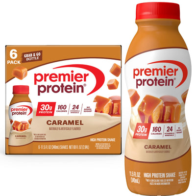 Premier Protein Shake, Chocolate, 30g Protein 1g Sugar 24 Vitamins Minerals Nutrients to Support Immune Health, 11.5 fl oz (Pack of 12)