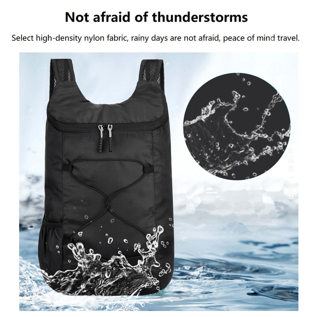 16L Lightweight Foldable Hiking-Backpack Small Packable-Daypack For Travel,Ultralight Water-Resistant Gym Bag Men Women Easy Carry-on (Royal Blue)