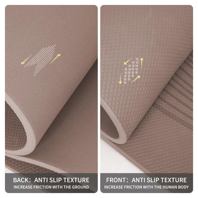 Large Yoga Mat-72’x36’x0.4’ Extra Width ＆ Thick,Comfortable,Non-Slip Exercise Mat-Works Great on All Floor for Stretching,Yoga Studio,Gym or Home Workouts