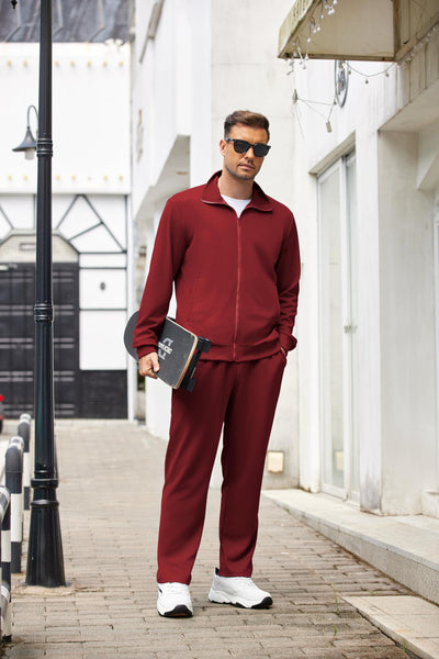 COOFANDY Men's Tracksuits Casual Sweatsuit 2 Piece Full Zip Athletic Jogging Suit Sets Sport Sweat Suit